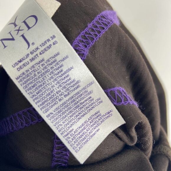 Not Your Daughter's Jean dark brown pull on elastic waist skinny legging women 6 - Picture 6 of 6